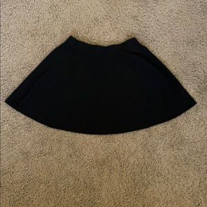 Black skater skirt